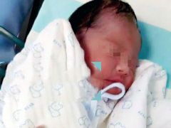 恭喜又一个家庭圆梦成功，七斤帅气男宝宝